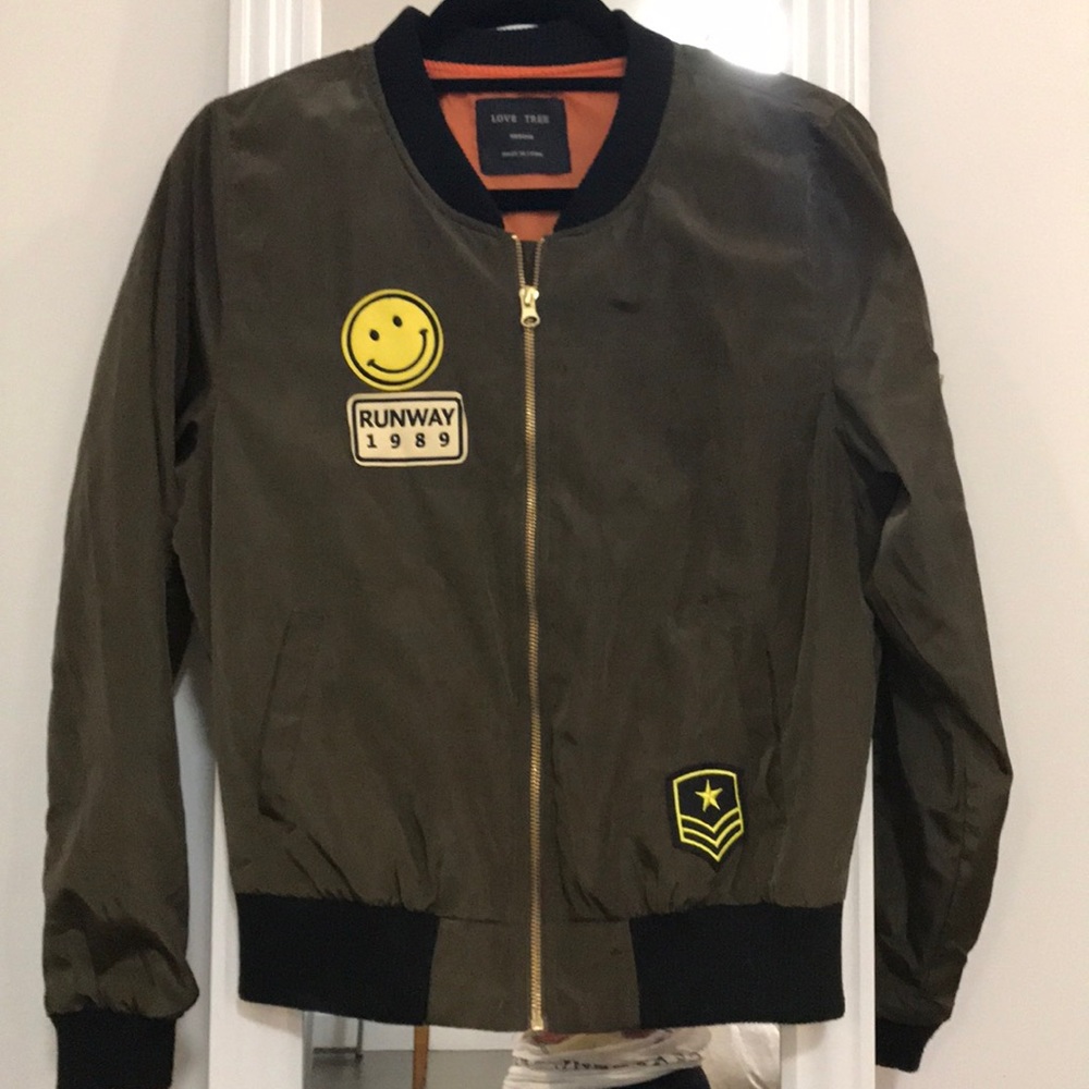 Bomber jacket olive green